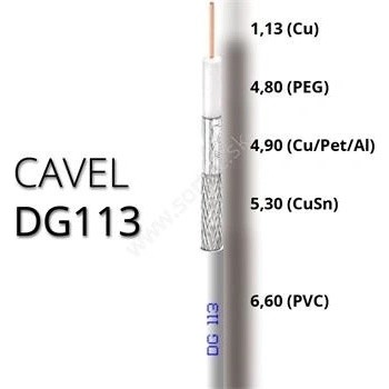 CAVEL DG113 PVC 6,6mm 250 m