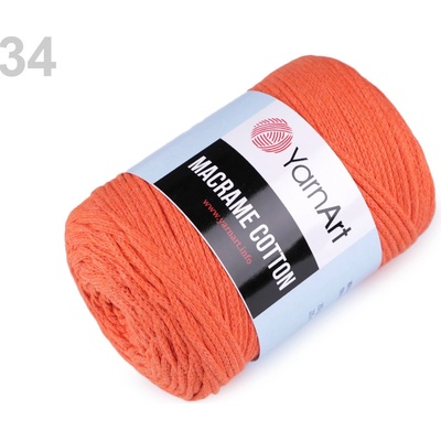 Příze Yarn Art Macrame Cotton tmavá lososová