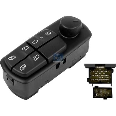 Spínač, zvedací zařízení oken DT Spare Parts 4.65227