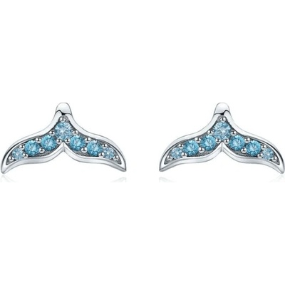 Grace Silver Jewellery stříbrné náušnice Ploutev E-BSE058/142 stříbrná