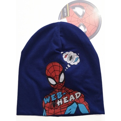 Spiderman Chlapecká bavlněná čepice Spider-Man tmavě modrá