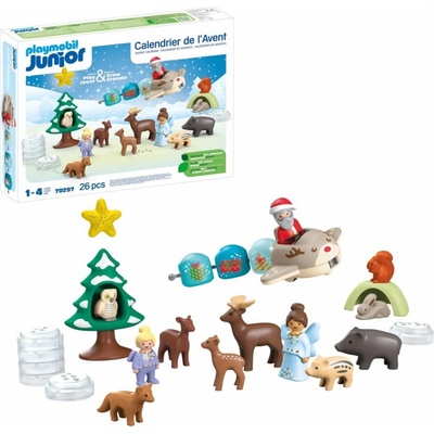 JUNIOR Adventní kalendář Zasněžené Vánoce PLAYMOBIL 70297