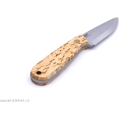 Brisa Necker 70-Curly birch 12C27 Scandi Sheath Necker 70 Leather BRS