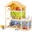 Viga Toys Триетажна дървена къща за кукли Viga (44569)