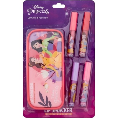 Lip Smacker Disney Princess: Sada lesků na rty + taštička