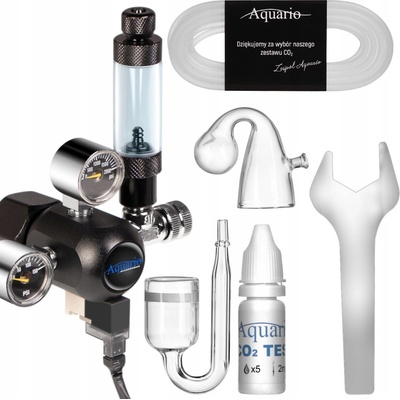 Aquario CO2 set s nočným vypínaním + drop-checker a difúzor