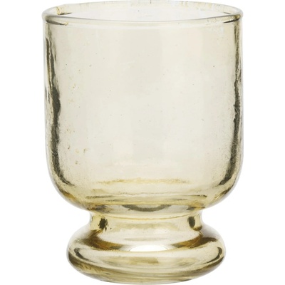 MADAM STOLTZ Sklenice Hammered Light Yellow zlatá barva sklo 200 ml
