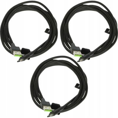 Green Cell KABGCSET03 set 3 rychlodobíjecích Ray USB-C, 200cm
