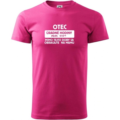 Otec uradne hodiny tričko purpurové