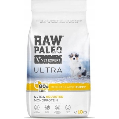 Raw Paleo Ultra puppy střední velké krůtí 2 kg