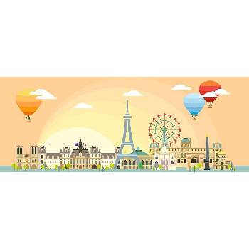 Image 1 of Ravensburger - Puzzle A day in Paris panorama - 1 000 piese