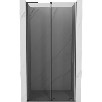 Mexen Velar L плъзгащи се преградни врати 110 см, графит, четкан Gun Gray - 871-110-003-41-66 (871-110-003-41-66)