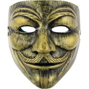 Maska Anonymous Zlatá