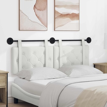 vidaXL Висяща табла Монтиране на стена Бял 150 x 55 x 5 см Изкуствена (42031685)