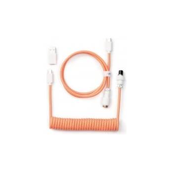 Keychron Cable Coiled Aviator USB-C Pink Orange (CAB-14)