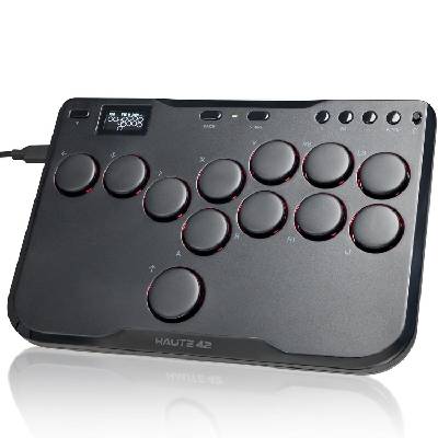 Аркадна конзола, P12, All-Button-Arcade Controller, с Turbo и RGB, за Switch, PC, PS4, PS3 (B0D14K9WRG)