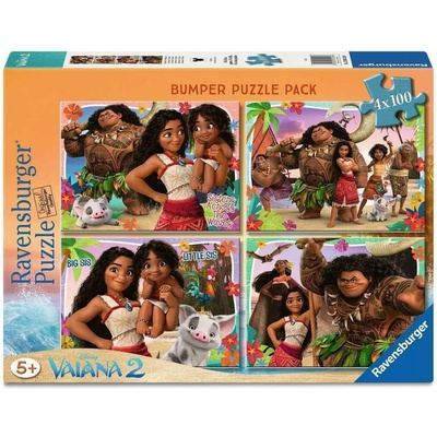 RAVENSBURGER Vaiana 2 4x100 dielov