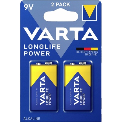 VARTA Longl. Pow. 9V 2ks 4922121412
