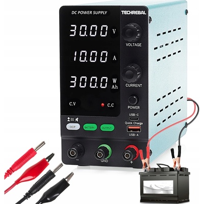 Laboratorní napájecí zdroj Techrebal 12DB-111E8 300 W 0-10 A 0-30 V