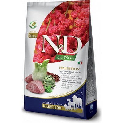 N&D Quinoa Dog Adult Digestion Grain Free Lamb & Fennel 2 x 7 kg
