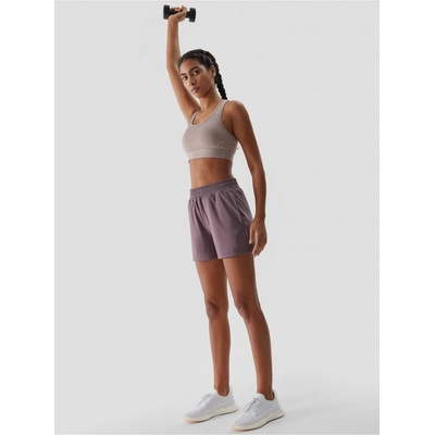 4F dámské kraťasy WSS24TFSHF386 LIGHT BROWN