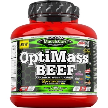 Amix Nutrition OptiMass Beef [2500 грама] Двоен шоколад - кокос