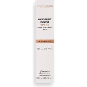Revolution Beauty REVOLUTION Skincare SPF50 Daily Defender Lightweight Moisturiser Дневен крем дамски 50ml