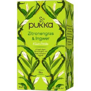Pukka Herbs Био билков чай Лимонена трева и джинджифил - 36 г
