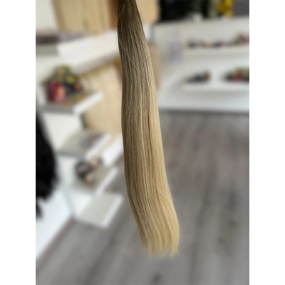 Ombré vlasy 8/24# Dĺžka: 60 cm, Typ ukončenia: krúžkový i spoj, štruktúra: rovné