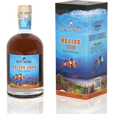 Rum Shark Edice #3 Belize 2008 69,7% 0,7 l (karton)