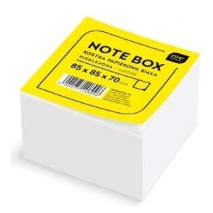 Interdruk Paper cube white 85x85x70 mm unglued