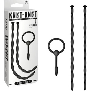  Силиконови уретрални дилататори, 3 броя - Knot-Knot Urethral Set 4 (NMC0002458)