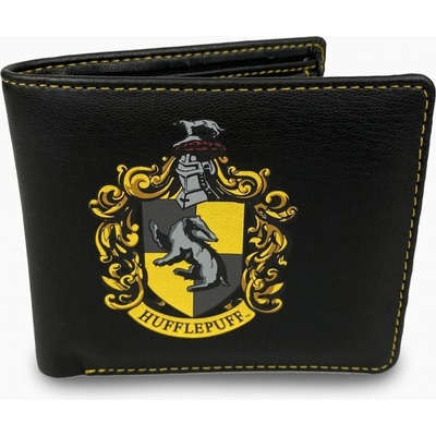 CurePink Peněženka Harry Potter Hufflepuff Mrzimor znak