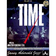 AEBERSOLD PLAY ALONG 123 NOW'S THE TIME with Joey DeFrancesco Trio + CD