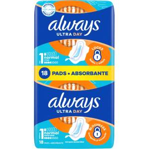 Always Превръзки Always Ultra DUO 20 бр. Normal