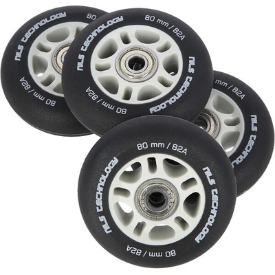 NILS Extreme PU 80mm 82A s ložiskami ABEC 9, 4 ks