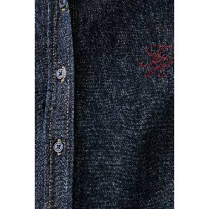 Tommy Hilfiger риза дамска от деним (WW0WW52176)