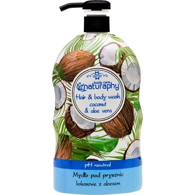 BLUXCosmetics Naturaphy sprchový gél 2v1 Kokos a Aloe Vera 1000 ml
