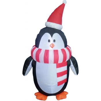 vánoční dekorace nafukovací tučňák, 120cm