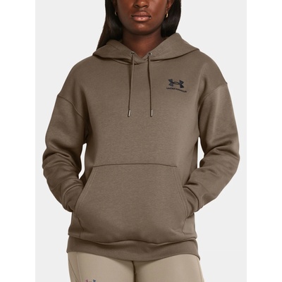 Under Armour Essential Fleece Hoodie-BRN
