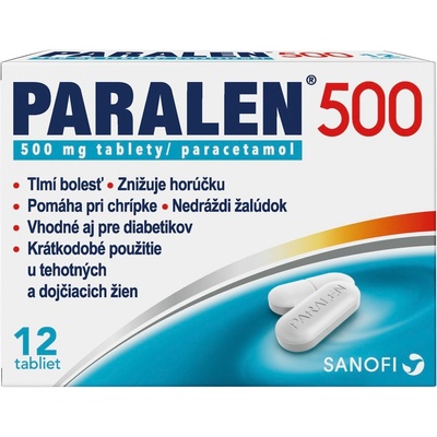 Paralen 500 tbl.12 x 500 mg