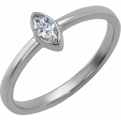 Eppi Zlatý prsteň s marquise GIA certifikovaným diamantom Riawa R35263