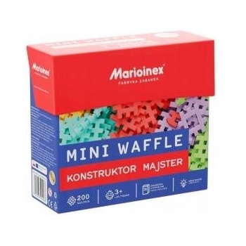 Marioinex Mini Waffle Building Blocks - Builder Majster 200 pieces