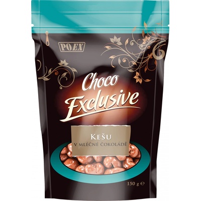 Choco Exclusive Kešu ořechy v mléčné čokoládě 150 g