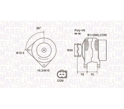 generátor MAGNETI MARELLI MQA1825