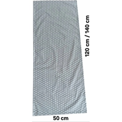 LKV Lomnice Vánoční set: Běhoun + 4 ks prostírání hvězdičky 50 x 120 cm