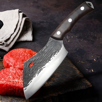 HARAHU Кухненски нож за рязане ki-13981 - Кафяв kp13981 (ki-13981)