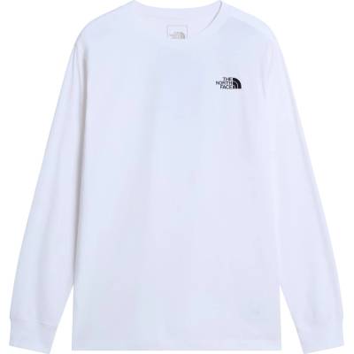 The North Face Мъжка блуза с дълъг ръкав The North Face Evolution Box NSE Regular Long Sleeve Longsleeve - TNF White (216-7967-0412)
