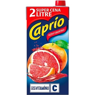 Caprio Plus Červený grapefruit 2 l