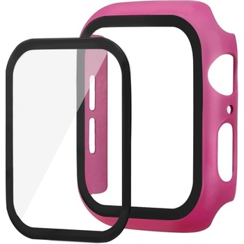 ENKAY Obal s tvrdeným sklom pre Apple Watch 6 / SE / 5 / 4 44mm ružový 30788